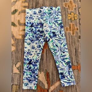 LILLY PULITZER Maia Legging - Iris Blue High Maintenance Girls size XS 2 - 3